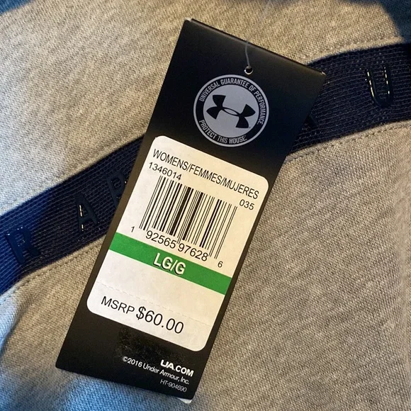 Under Armour women’s Project Rock cropped cotton hoodie with tags attached. RARE - Picture 4 of 4